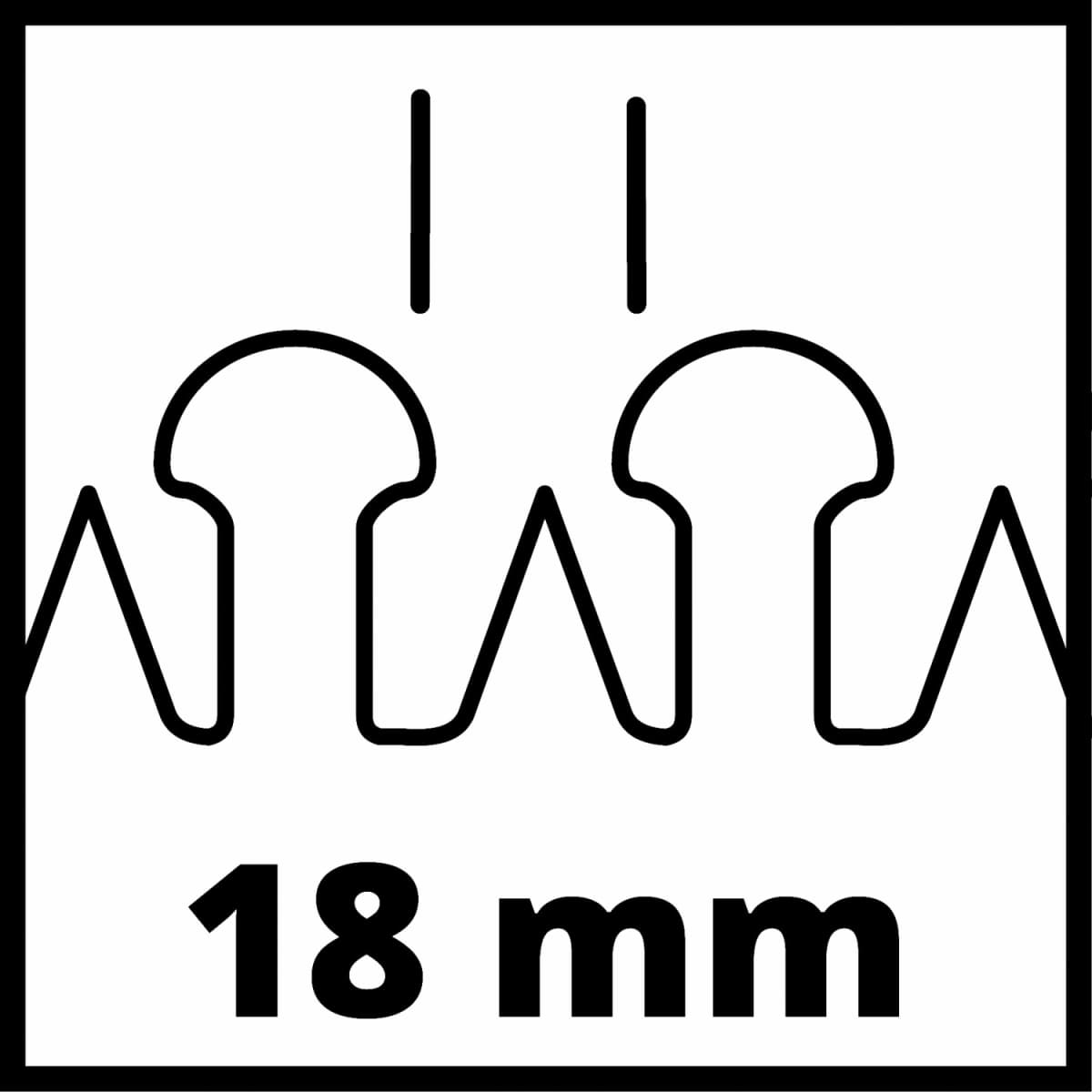 Einhell GC-HH 18/45 Li T Solo 18V Li-Ion Accu Heggenschaar Body - 450 X 400mm thumbnail 3