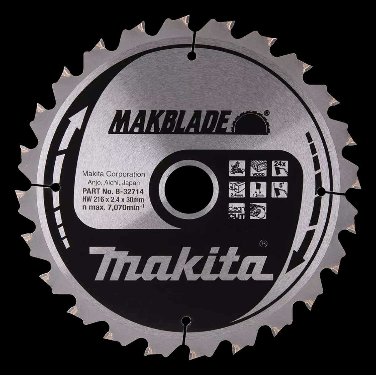 Makita B-32714 Afkortzaagblad Hout