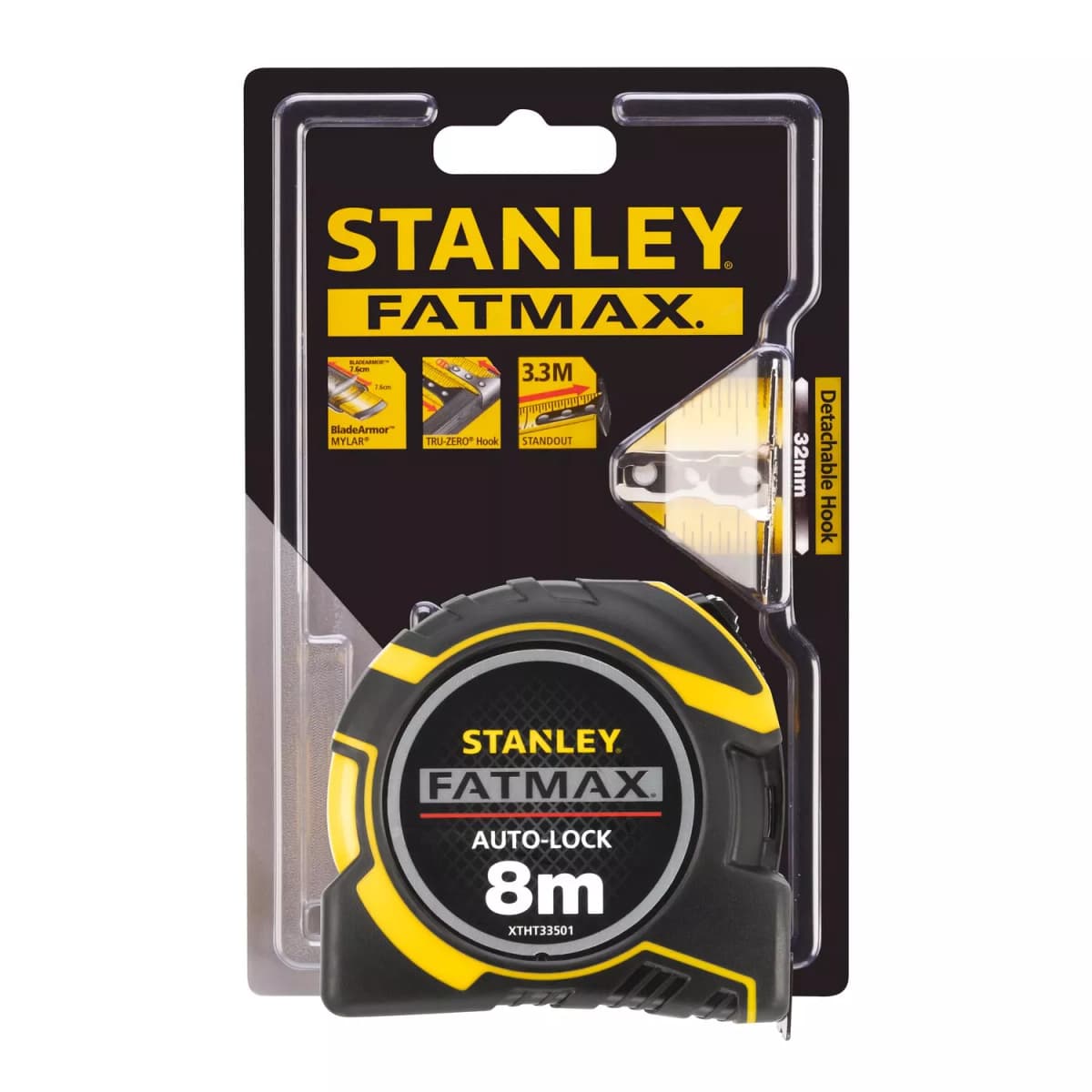 Stanley XTHT0-33501 FatMax Pro Autolock Rolmaat - 32mm X 8m thumbnail 4