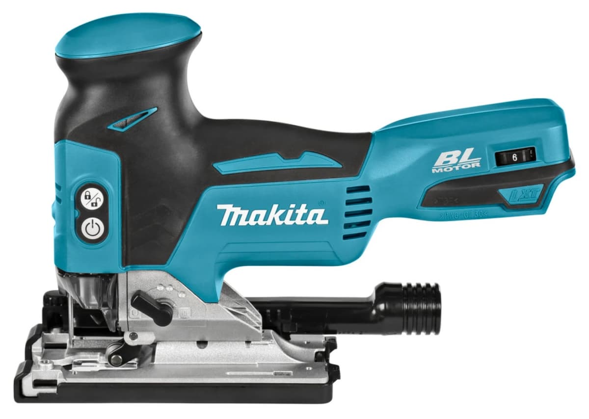 Makita DJV181RM1J 18V Li-Ion Accu Decoupeerzaag Set (1x 4.0Ah Accu) In Mbox - T-greep - Variabel - Koolborstelloos thumbnail 2