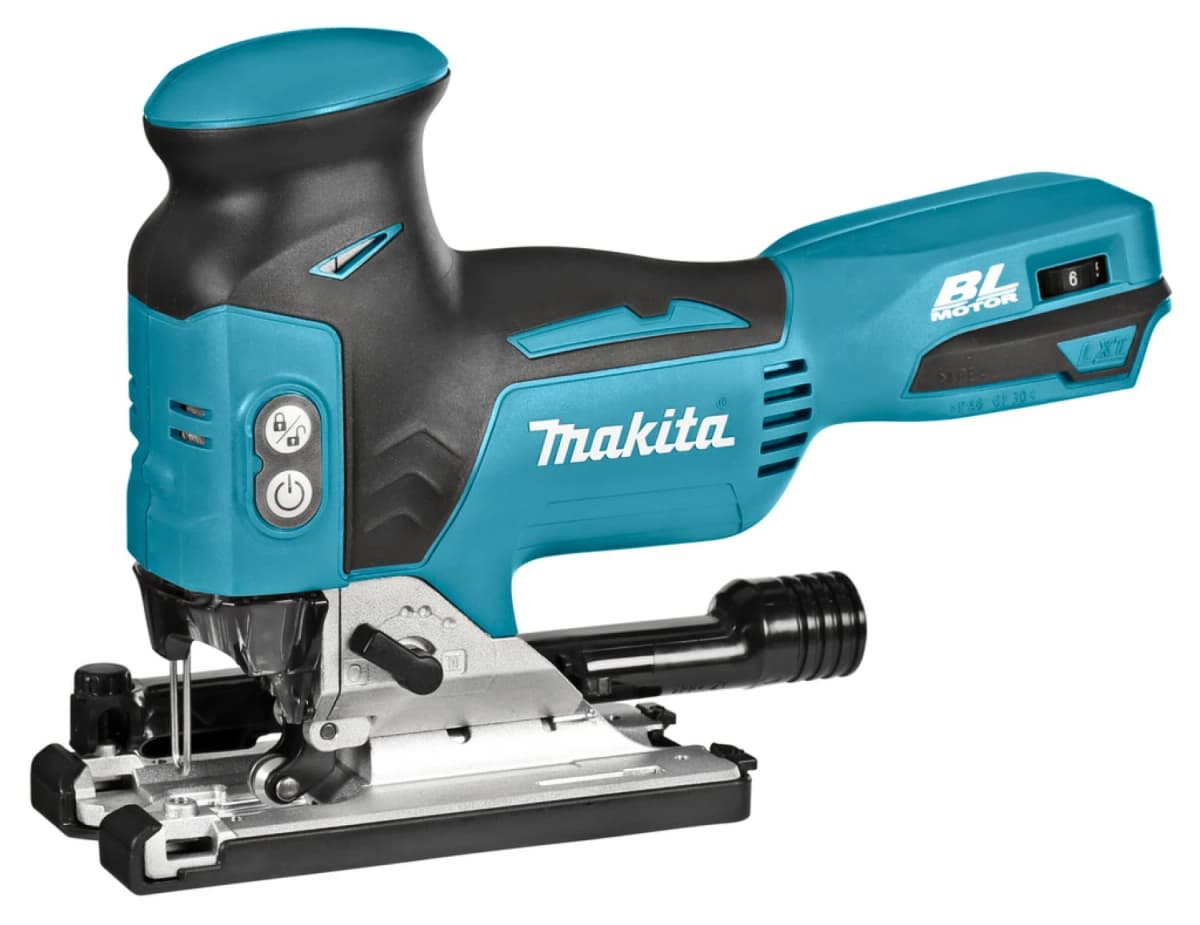 Makita DJV181RM1J 18V Li-Ion Accu Decoupeerzaag Set (1x 4.0Ah Accu) In Mbox - T-greep - Variabel - Koolborstelloos thumbnail 3
