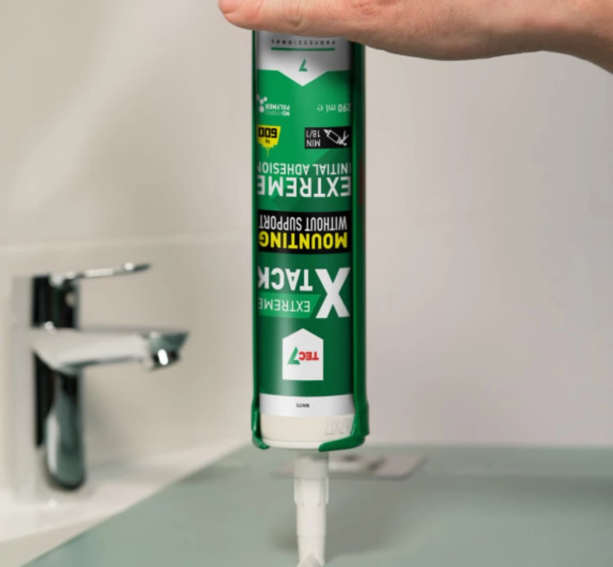 TEC7 X-Tack Montagekit - Wit - Koker - 290ml thumbnail 4