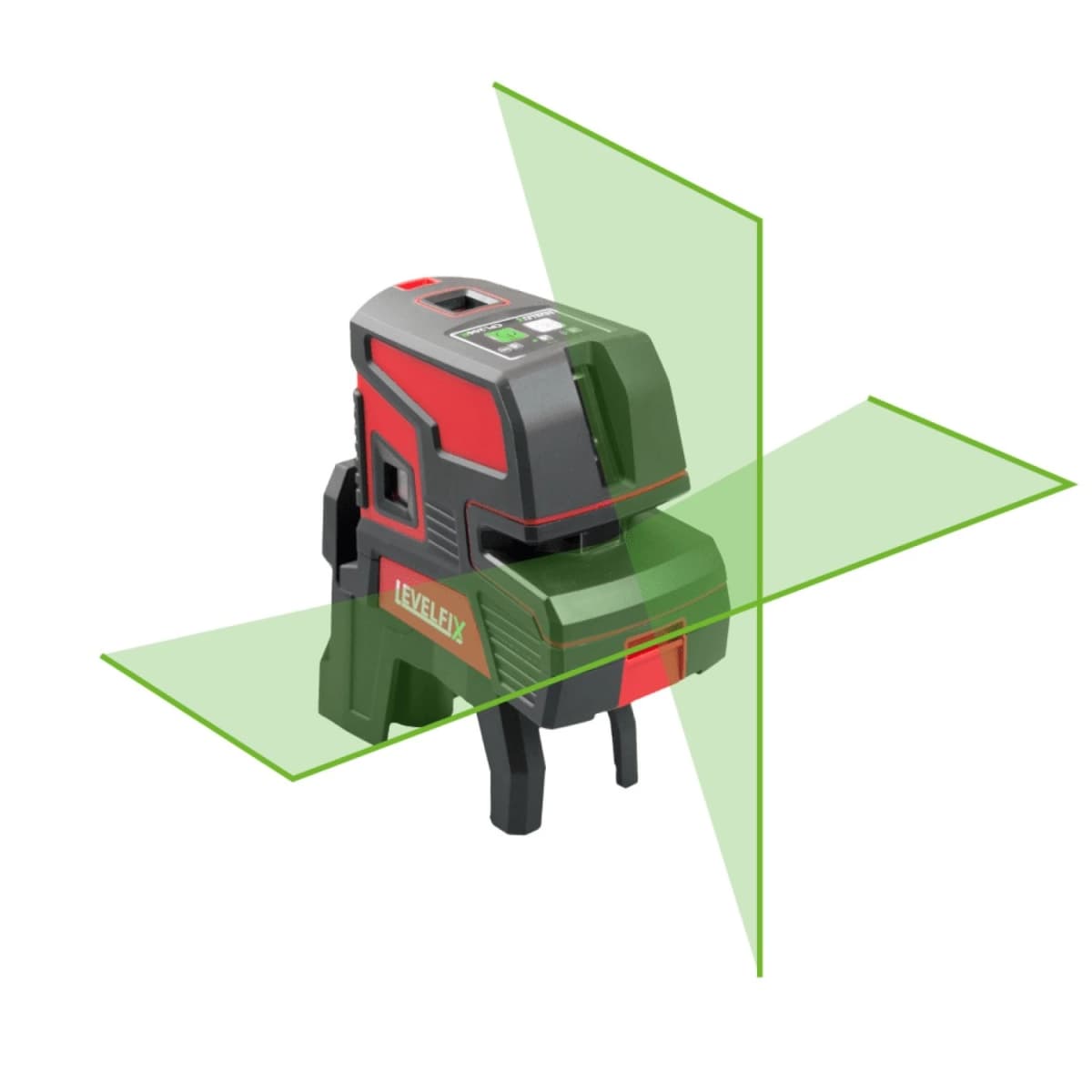 Levelfix CL202G Zelfnivellerende Kruislijnlaser In Tas - Groen - 40m thumbnail 4