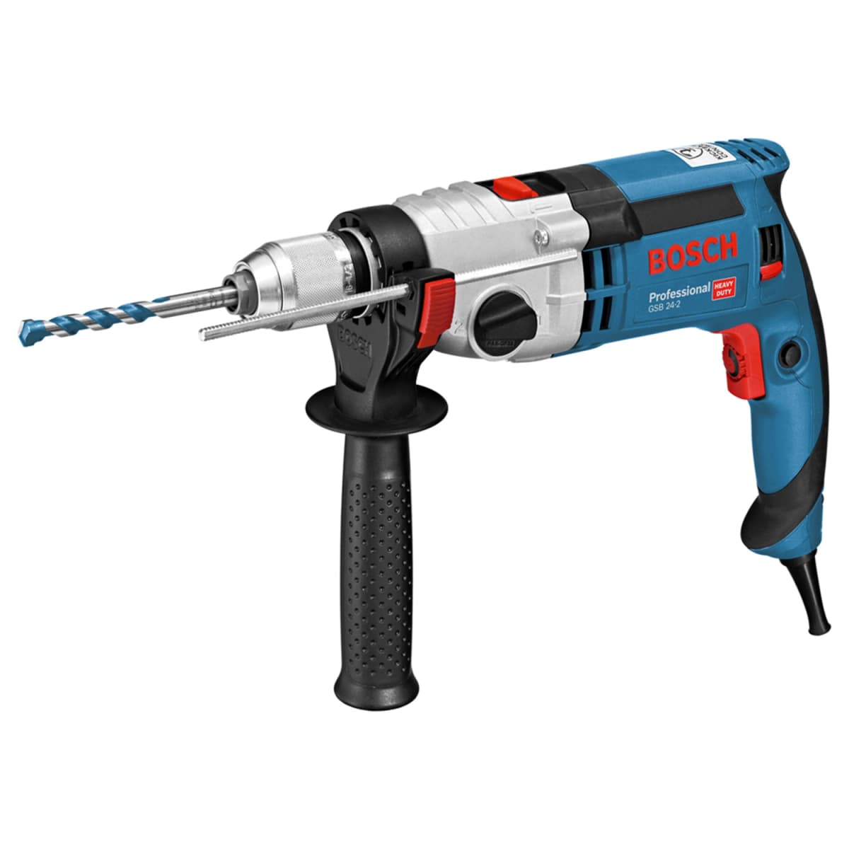 Bosch GSB 24-2 Klopboormachine In Koffer - 1100W thumbnail 2