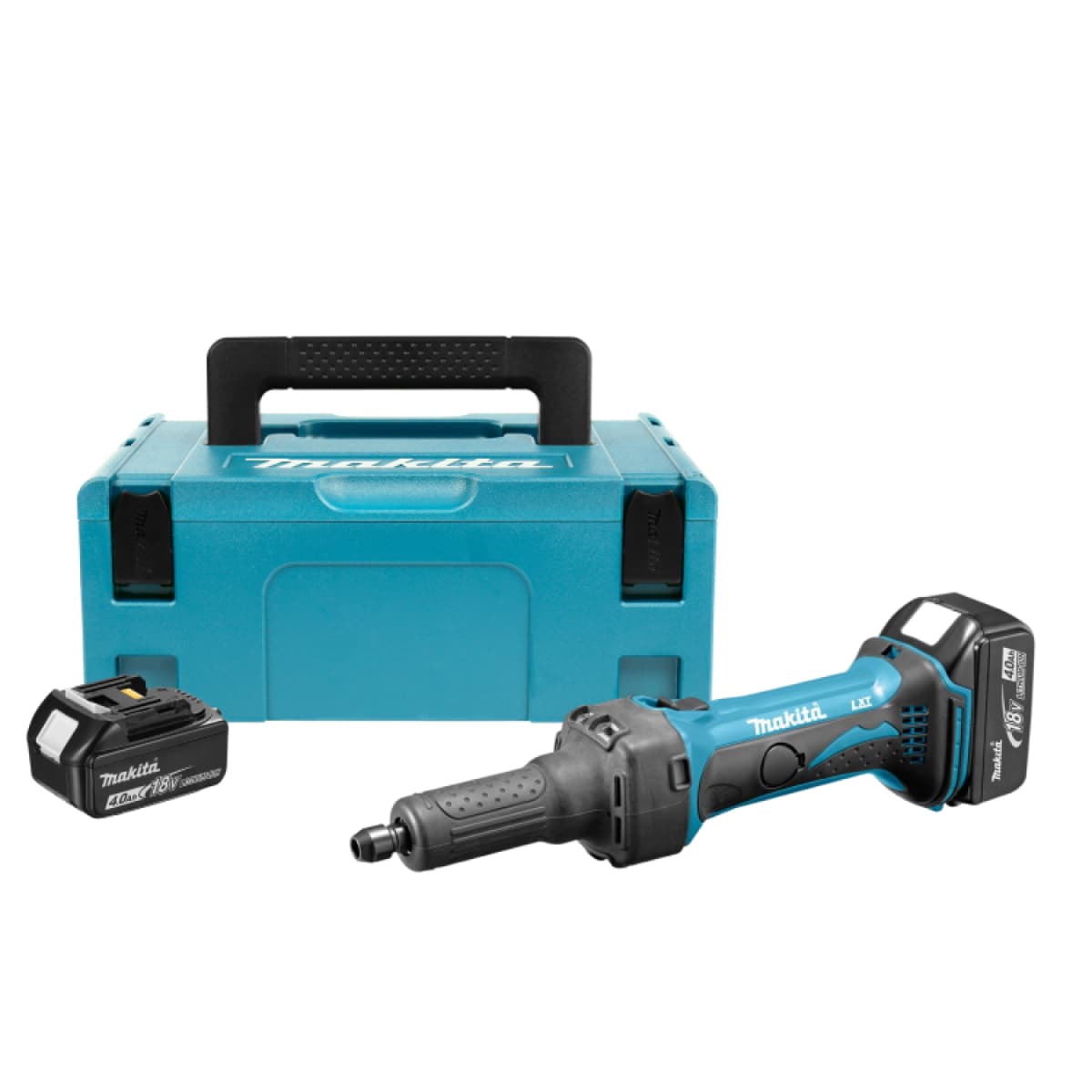 Makita DGD800RMJ 18V Li-Ion Accu Rechte Slijper Set (2x 4.0Ah Accu) In Mbox - 6mm