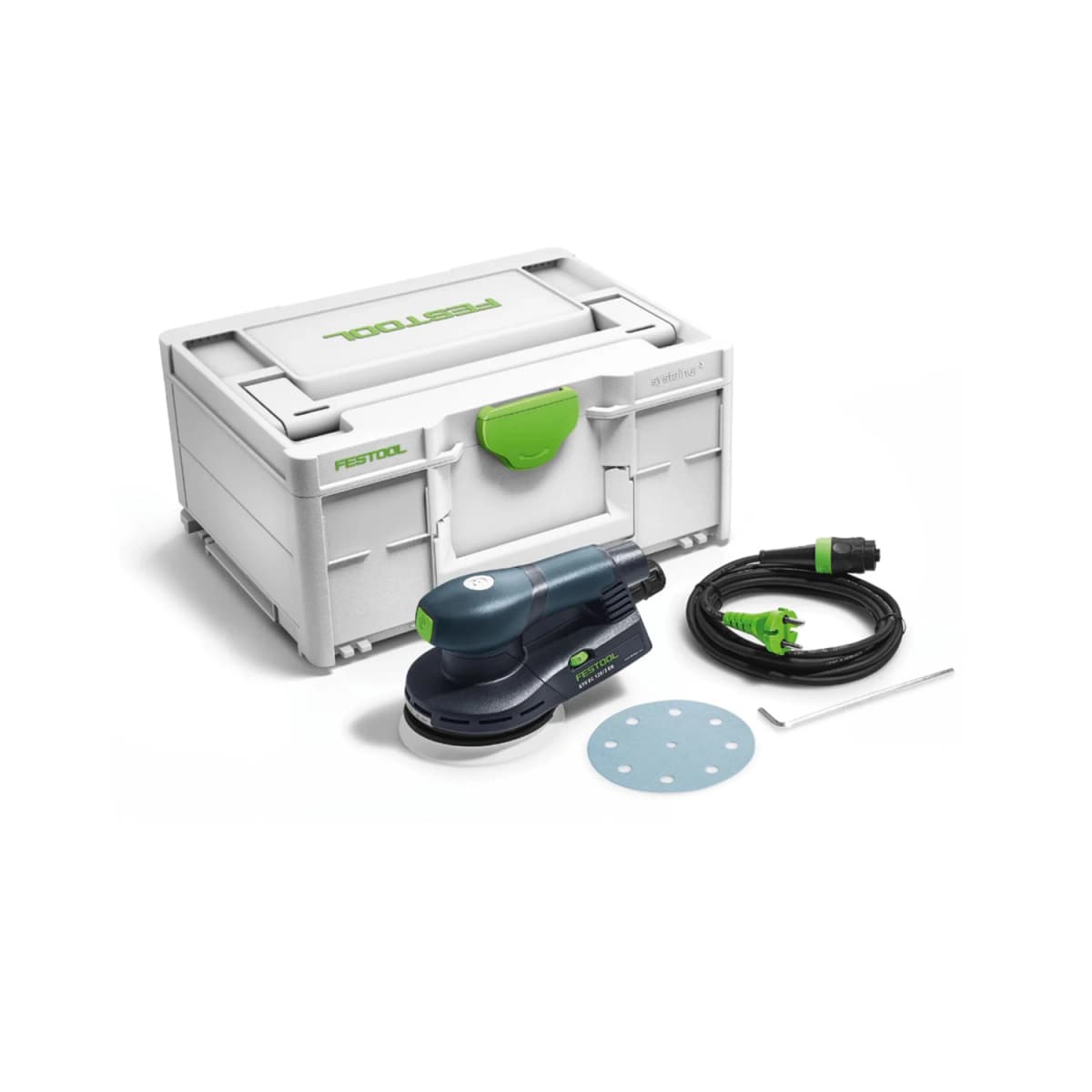 Festool ETS EC 125/3 EQ-Plus Excenterschuurmachine Systainer - 400W - 125mm - Koolborstelloos