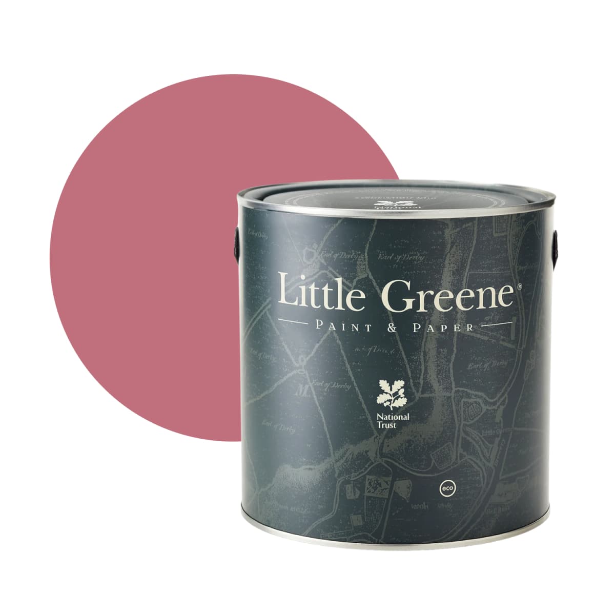 Little Greene Tom's Oil Eggshell - Carmine No. 189 - 1L