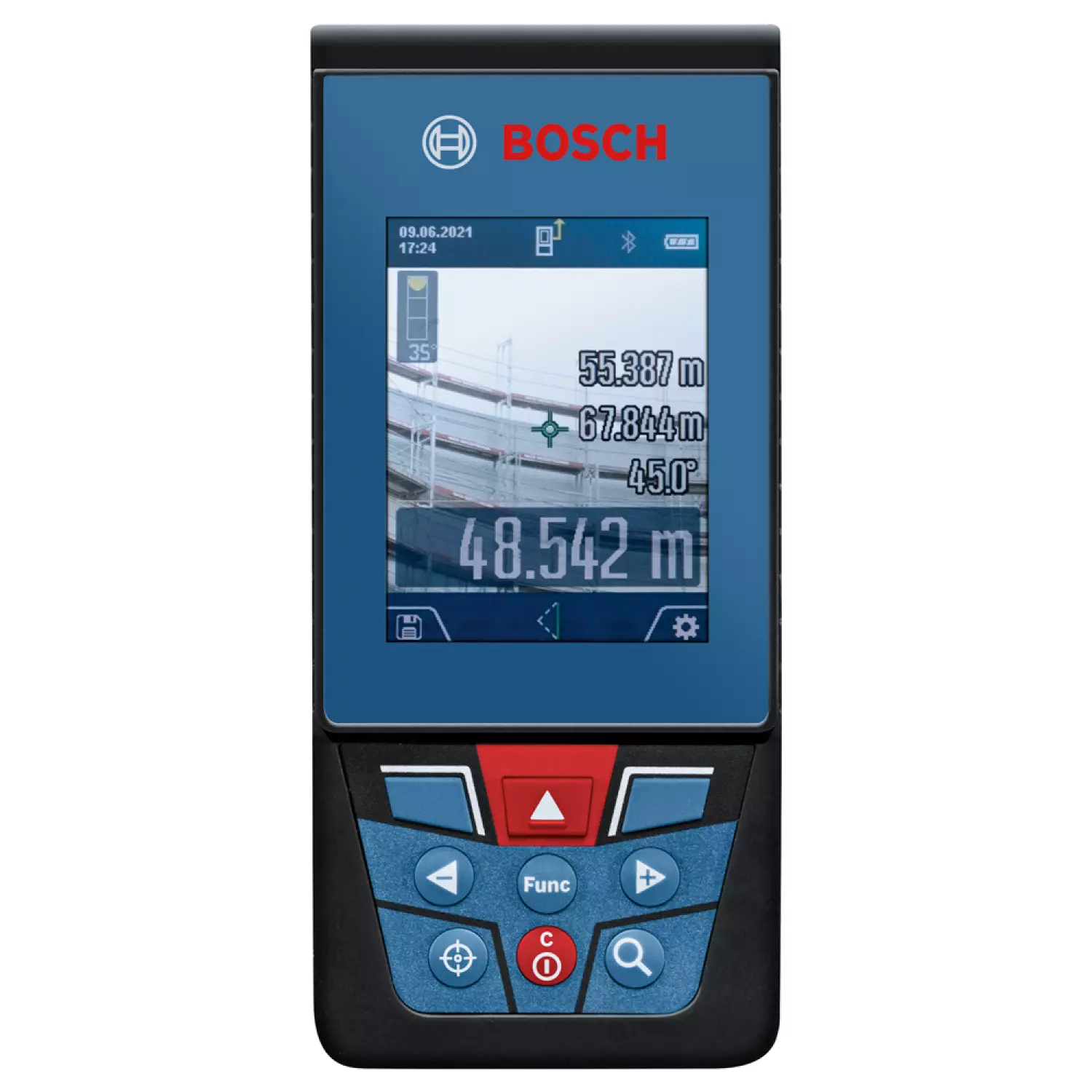 Bosch GLM 100-25 C Afstandsmeter In Tas - 100m - Rood