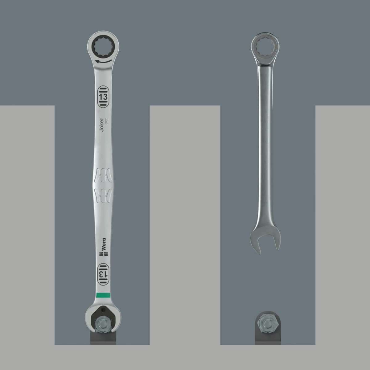 Wera 05020352001 6007 Joker Steek-ringratelsleutel SB - Extra Lang - 13 X 245mm thumbnail 3