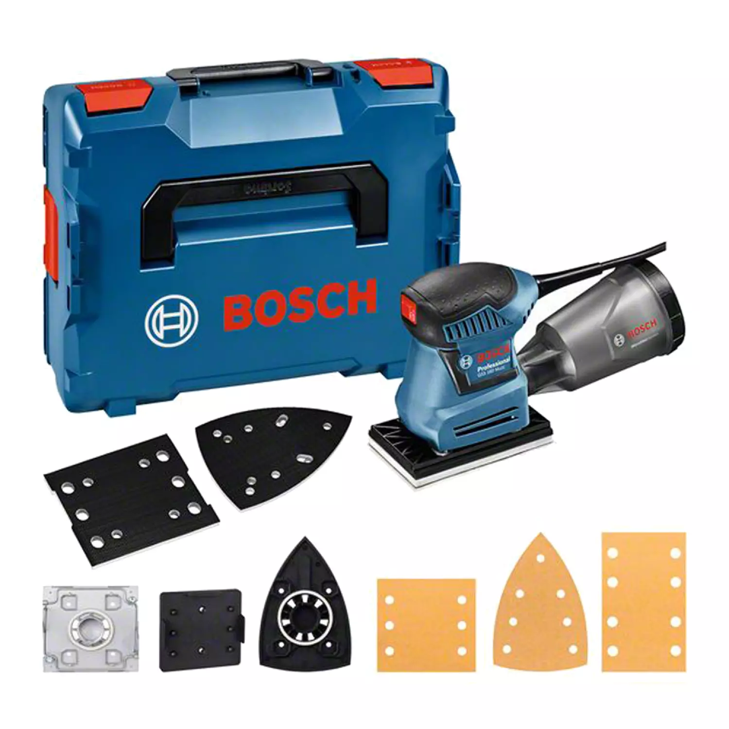 Bosch GSS 160-1 A 3-in-1 Vlakschuurmachine In L-Boxx - 180W