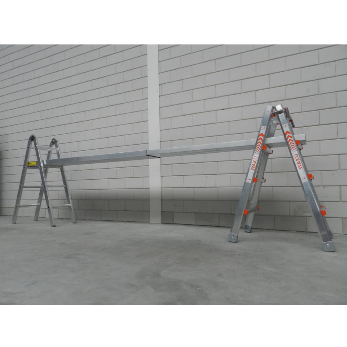 Little Jumbo 1413800123 Waku Telescopische Werkbrug - 28 X 205-350 Cm - Tot 150kg