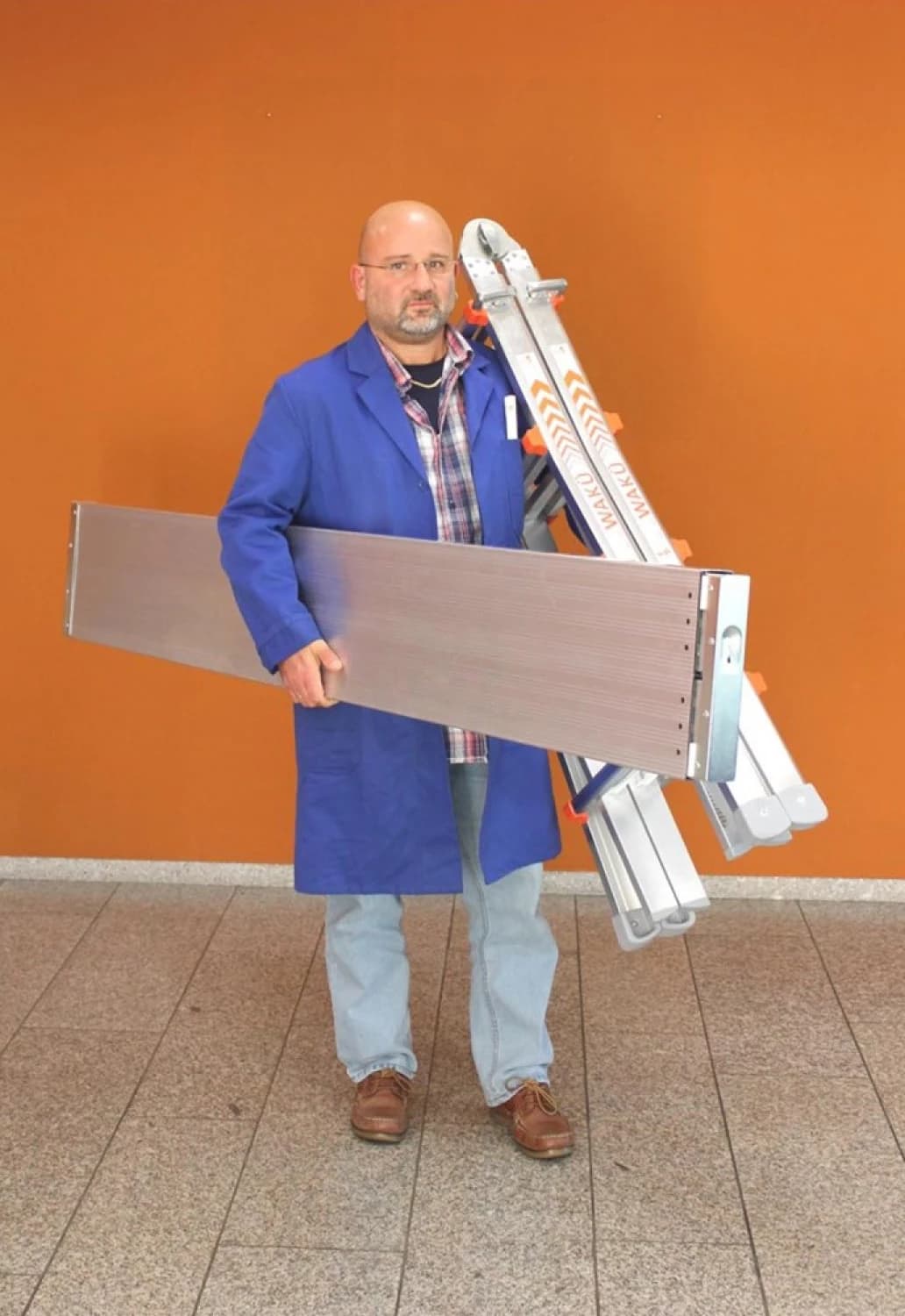 Little Jumbo 1413800123 Waku Telescopische Werkbrug - 28 X 205-350 Cm - Tot 150kg thumbnail 3