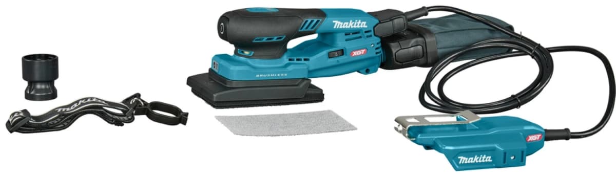 Makita BO005CGZ XGT 40V Li-ion Accu Handpalm Vlakschuurmachine - 80x130mm