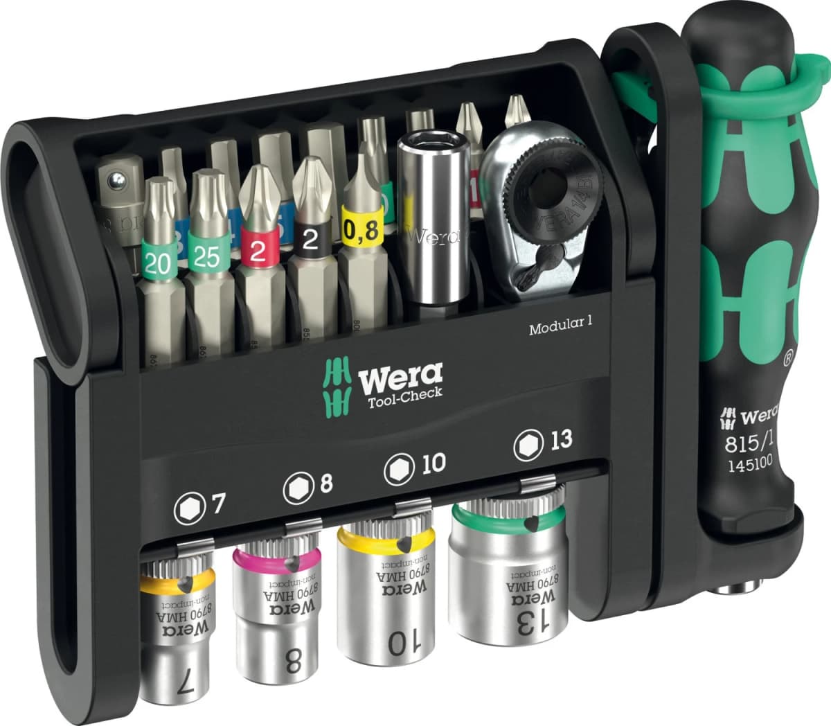 Wera 05049000001 Tool-Check Modular 1 Gereedschapset In Tool-Check - 21‑delig