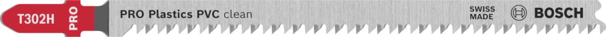 Bosch PRO T302H Plastics PVC Clean Decoupeerzaagblad - 132 Mm - Kunststof (5st)