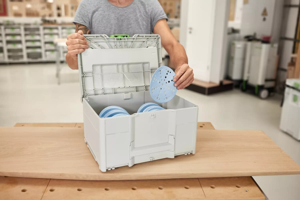 Festool 578192 Schuurmateriaal-Systainer³ Granat SYS-STF D150 GR-Set In Systainer thumbnail 2