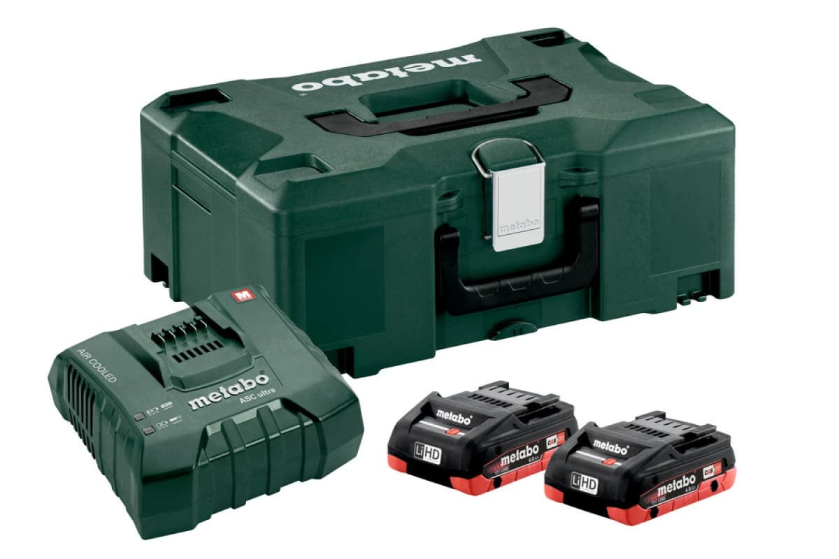Metabo 685130000 18V LiHD Accu Starterset (2x 4,0Ah) + Lader