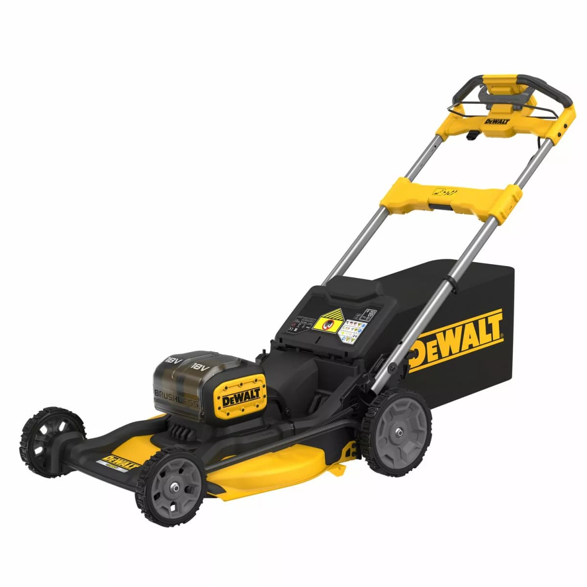 DeWALT DCMWSP156W2 18V XR Li-Ion Accu Grasmaaier Set (2x 8.0Ah Accu) - Koolborstelloos - 53cm thumbnail 2