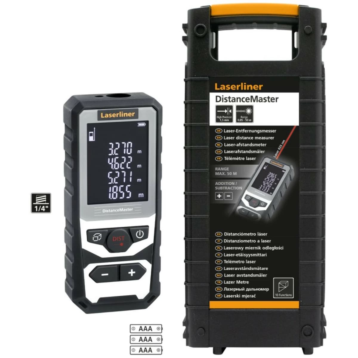 Laserliner DistanceMaster 50 Afstandsmeter - 50m - IP65 thumbnail 2