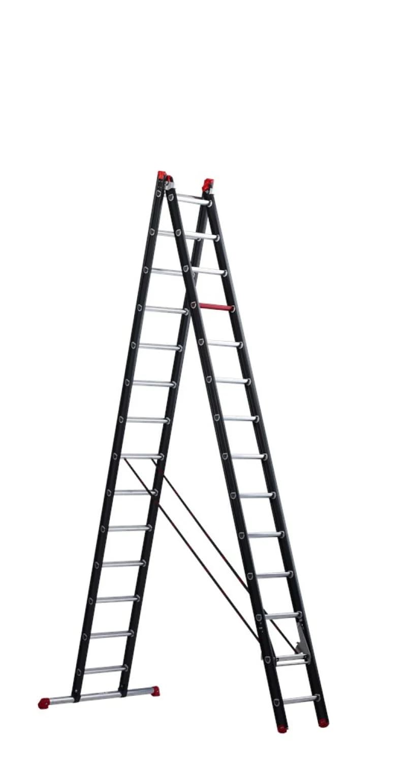 Altrex Mounter ZR 2070 Reformladder - Aluminium - 2 X 14 Sporten - 7,75m - Met Stabiliteitsbalk