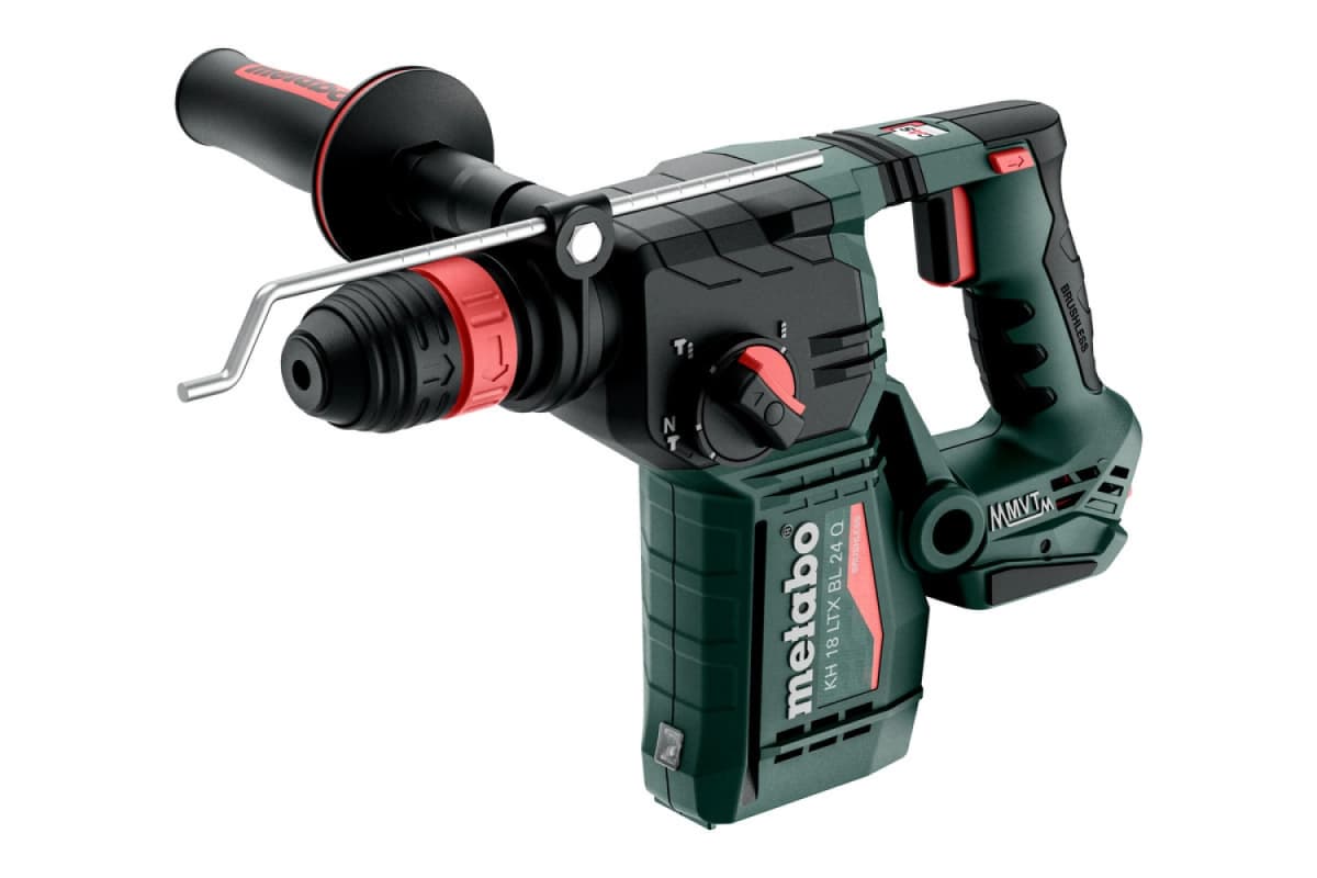 Metabo KH 18 LTX BL 24 Body 18V Li-ion Accu Combihamer Body In Metabox thumbnail 2