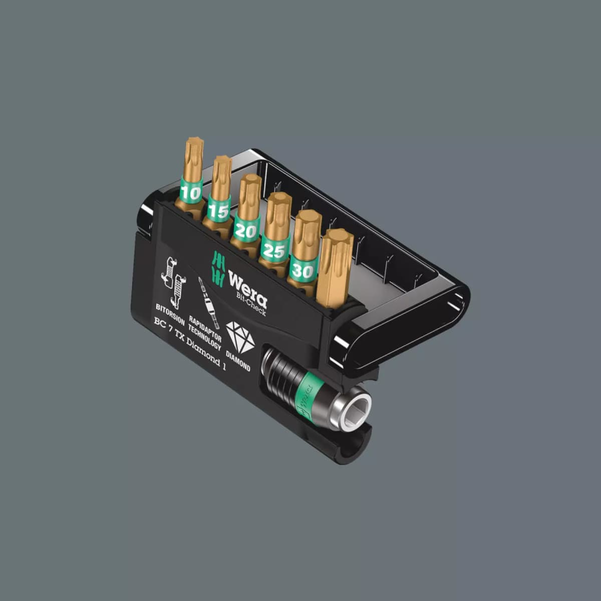 Wera 5057415001 7-delige Bit-Check 7 Diamond Bitset - Torx thumbnail 3