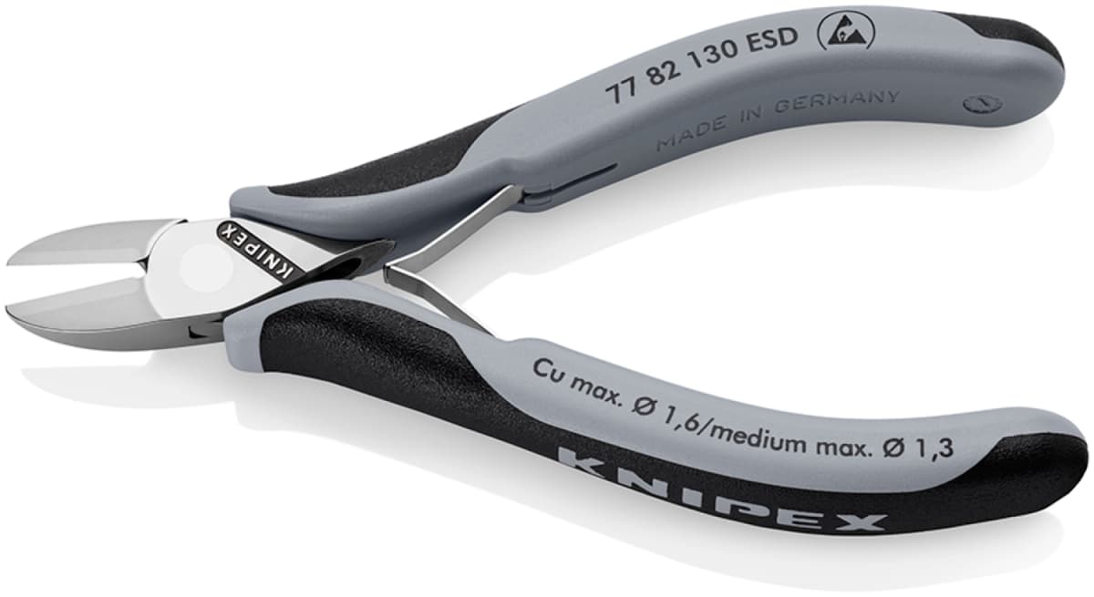 Knipex 77 82 130 ESD Elektronica Zijsnijtang - 130mm thumbnail 2