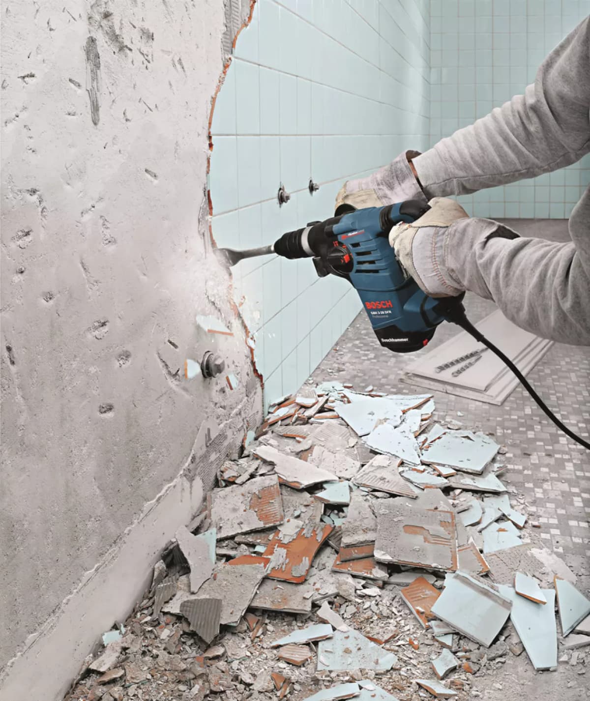 Bosch GBH 3-28 DFR SDS-plus Combihamer Incl. Snelspanboorkop In L-Boxx - 800W - 3,1J thumbnail 4