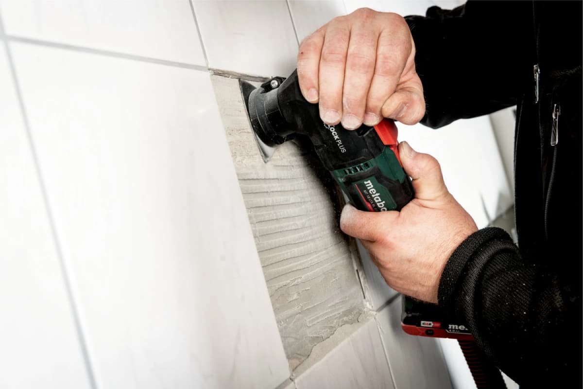 Metabo MT 18 LTX BL QSL 18V Li-ion Accu Multitool Body In MetaBOX - Koolborstelloos - Snelwissel thumbnail 2