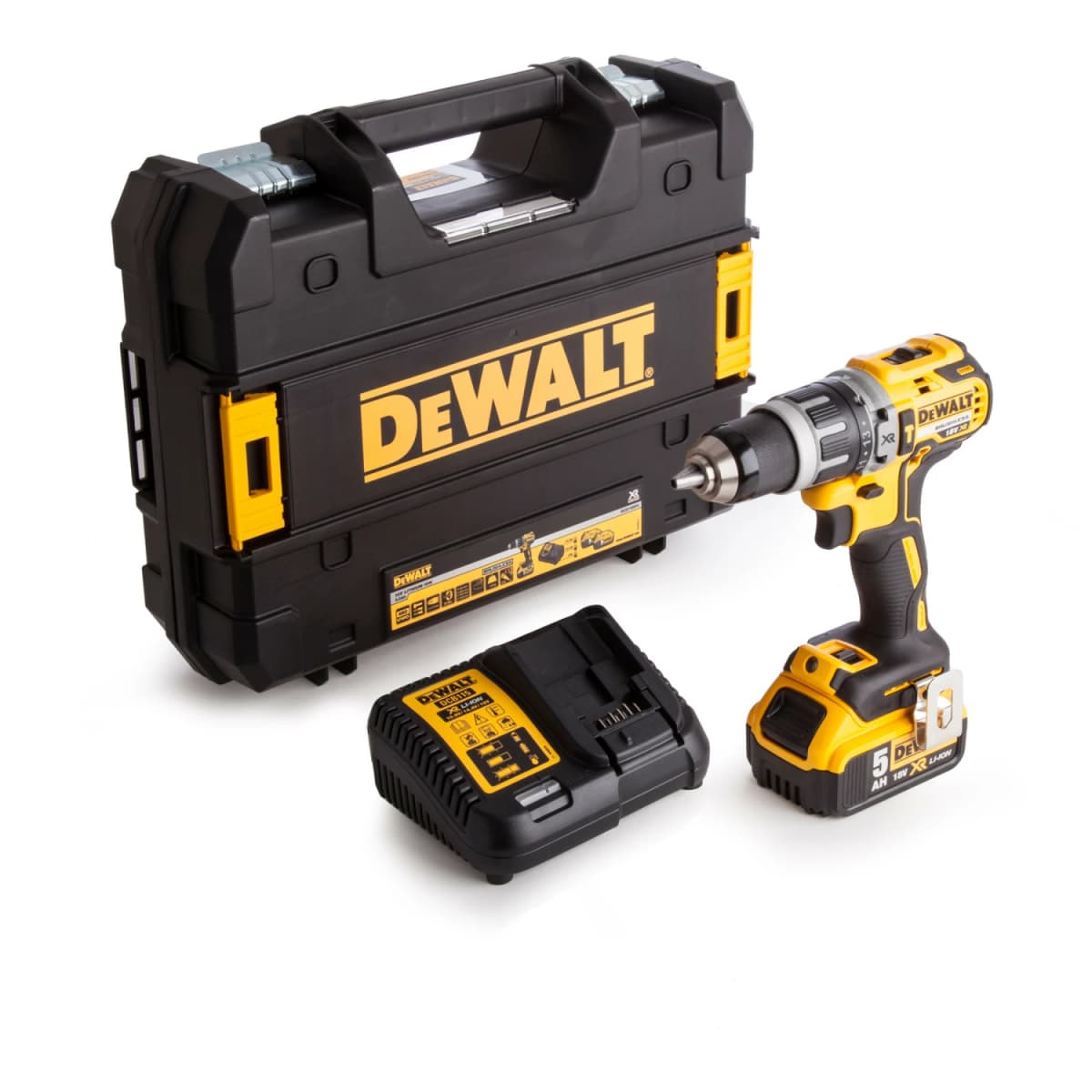 DeWALT DCD796P1 18V Li-ion XR Accu Klopboor /schroefmachine Set (1x 5.0Ah) In Koffer- Koolborstelloos