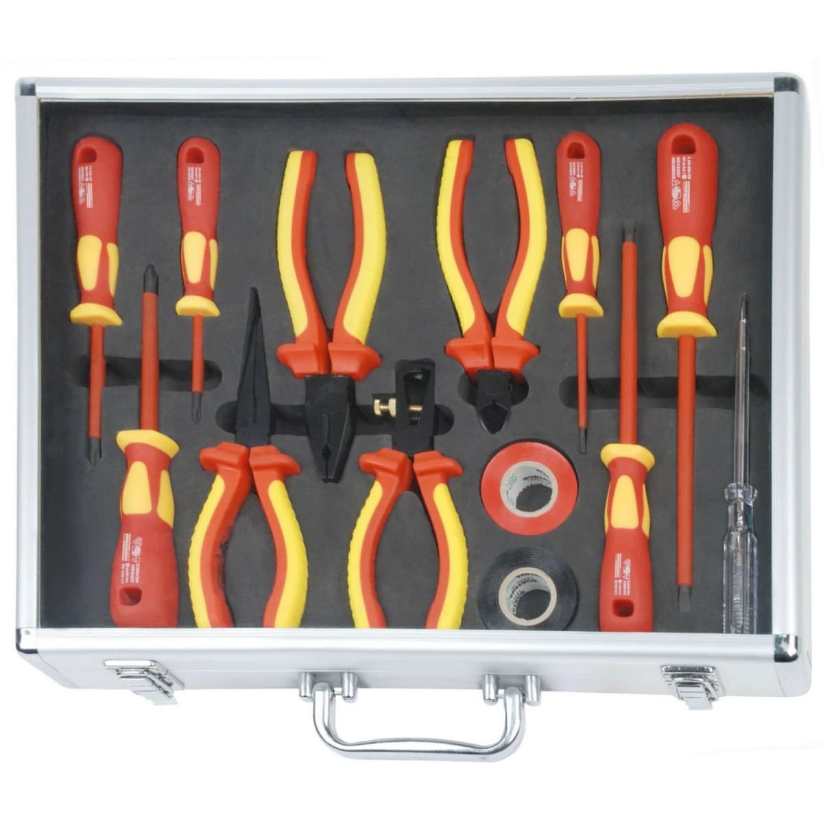 Brüder Mannesmann 11213 13-delige Schroevendraaier- En Tangenset - VDE thumbnail 2