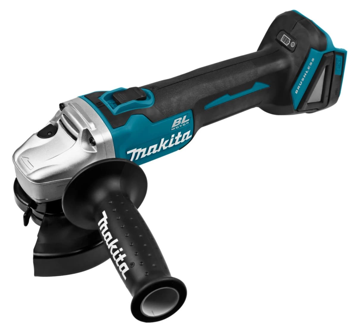 Makita DGA504Z 18V Li-Ion Accu Haakse Slijper Body - 125mm - Koolborstelloos - Voor Nauwkeurig Slijpwerk - Een Snoerloze Slijper