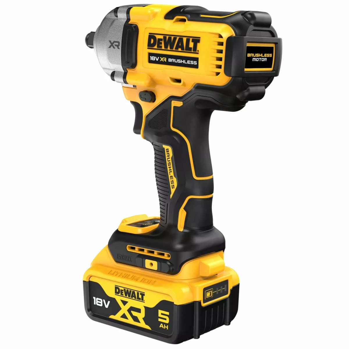 DeWALT DCF891P2T-QW 18V Li-ion XR Accu Slagmoersleutel Set (1x 5.0Ah) In TSTAK - 1/2"- Koolborstelloos thumbnail 4