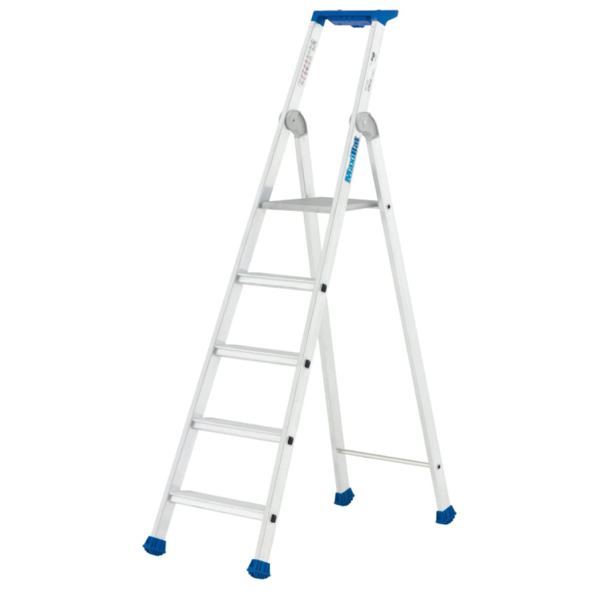 Little Jumbo 1223750105 Maxibat 2375 Trap - Enkel - Aluminium - 1 X 5 Treden - Max. Werkhoogte 3,12m