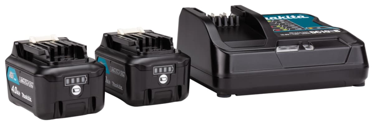 Makita 197641-2 10.8V - 12V Li-Ion Accu Starterset (2x 4,0Ah) + Lader In Mbox thumbnail 2
