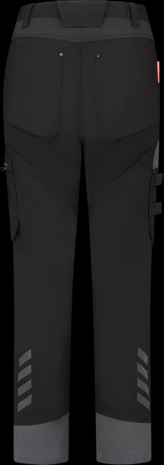 Workman 90651 STRETCH Worker Werkbroek P2S Dames - Zwart - Maat 42 (33/32) thumbnail 2