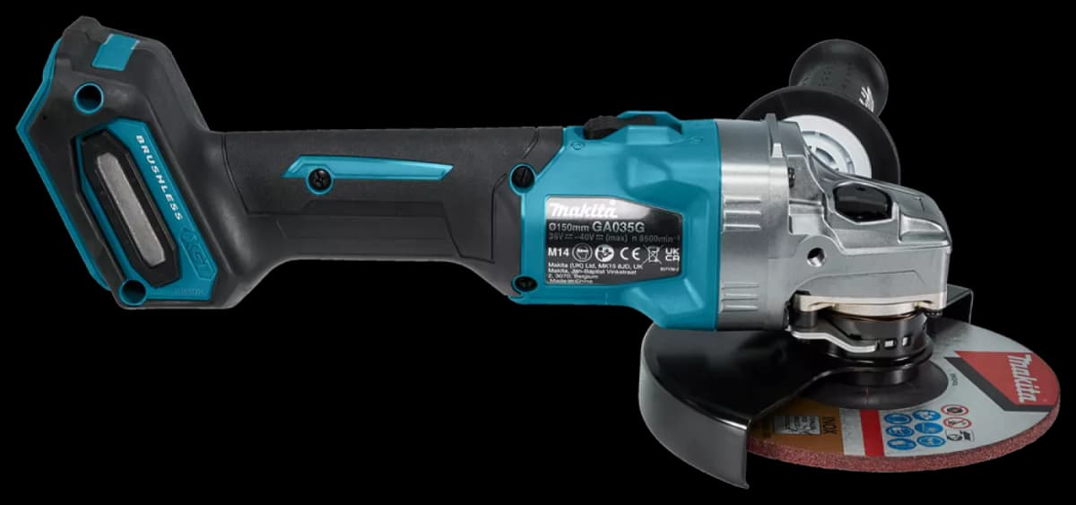 Makita GA035GZ XGT 40V Max Li-ion Accu Haakse Slijper 150 Mm Body thumbnail 4
