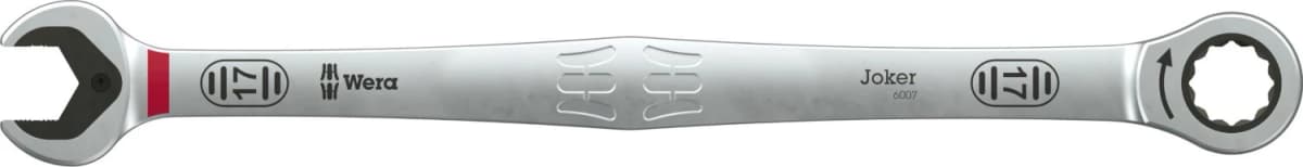 Wera 05020353001 6007 Joker Steek-ringratelsleutel SB - Extra Lang - 17 X 304,5mm