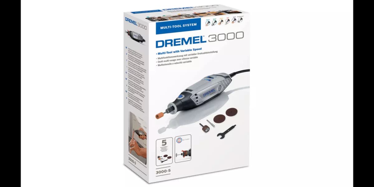 Dremel 3000-5 Multitool Incl. 5-delige Accessoireset - 130W thumbnail 3