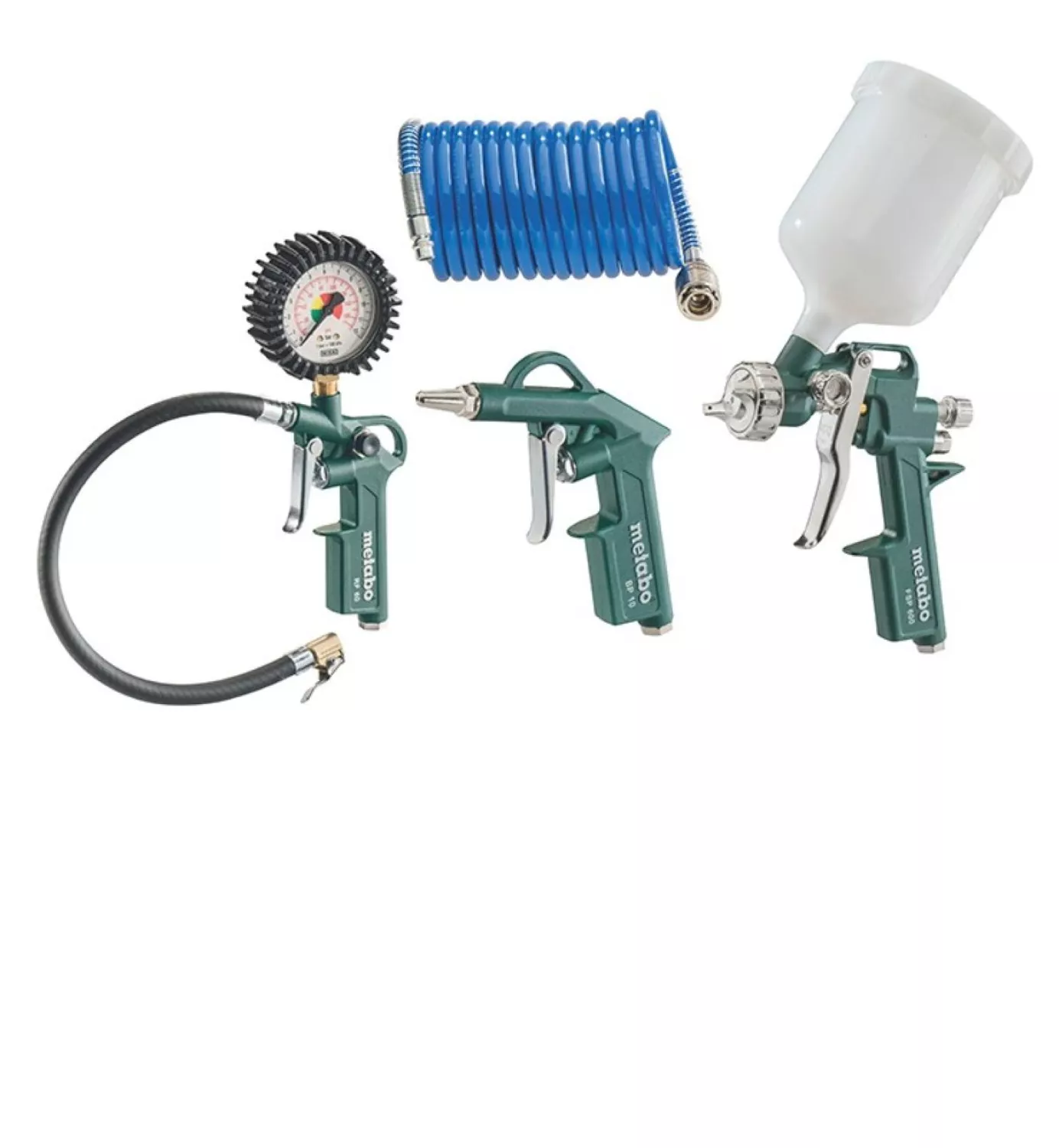 Metabo Basic 250-24 W Compressor + LPZ 4 Toebehorenset - 1500W - 8 Bar - 24L - 95 L/min thumbnail 2