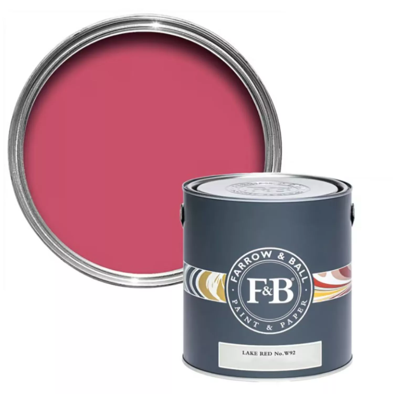 Farrow&Ball Flat Eggshell Lake Red No.W92 - 2,5L