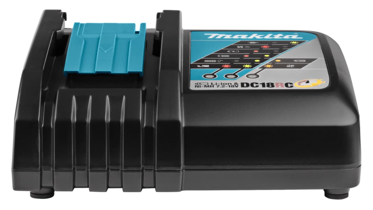 Makita DC18RC 14.4V - 18V Li-Ion Accu Snellader Met Actieve Koeling thumbnail 2