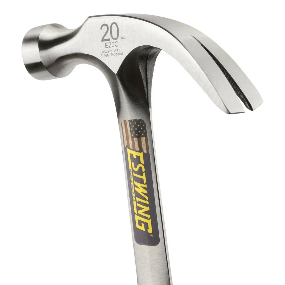 Estwing E16C Gebogen Klauwhamer - Leren Handgreep thumbnail 2