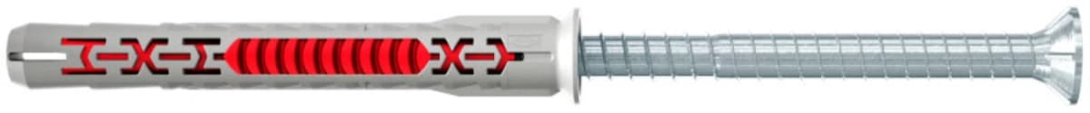 Fischer 562149 Constructieplug DuoXpand - TX30 - 8.0 X 80mm - Verzonken Kop - Voldraad - Verzinkt (50st)