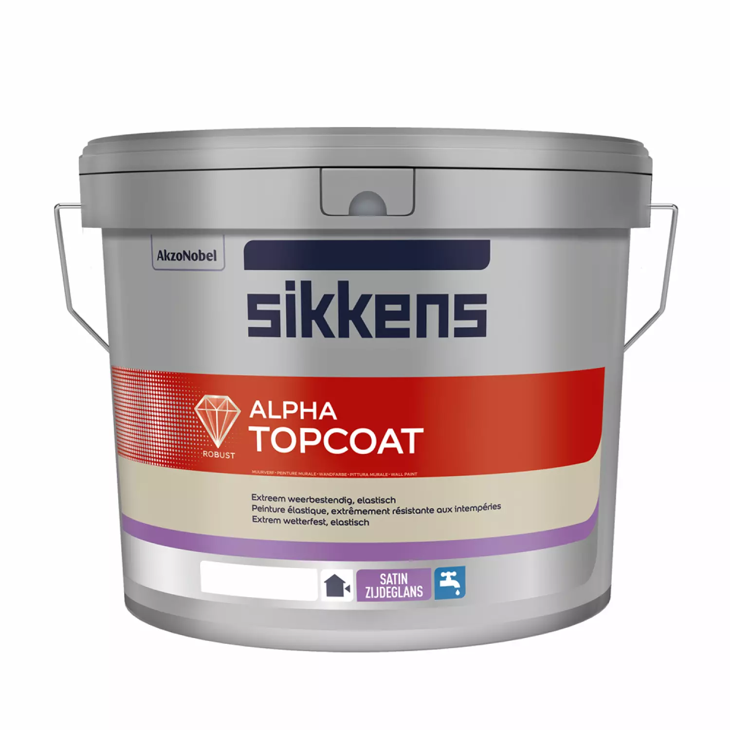 Sikkens Alpha Topcoat - Op Kleur Gemengd - 10L