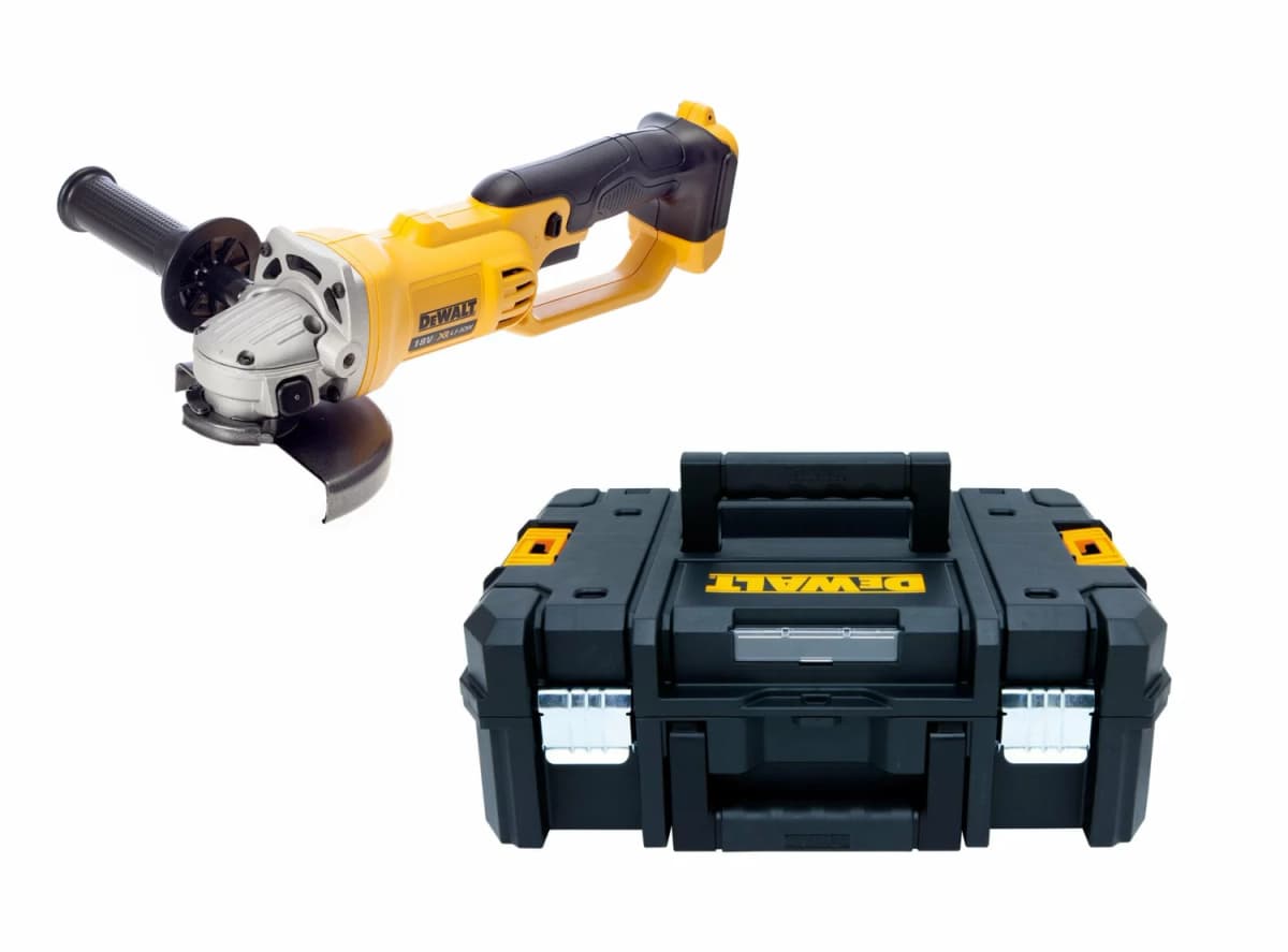 DeWALT DCG412NT 18V Li-ion XR Accu Haakse Slijper Body In TSTAK - 125mm