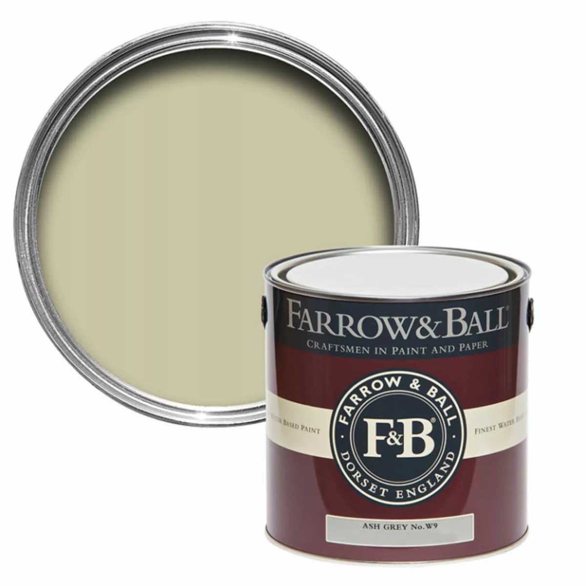 Farrow&Ball Estate Emulsion Ash Grey No. W9 2,5L