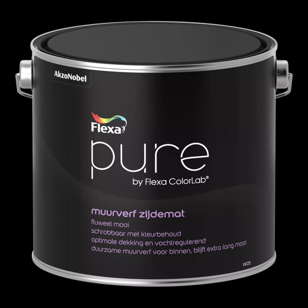 Flexa Pure Muurverf Zijdemat - Op Kleur Gemengd - 2,5L