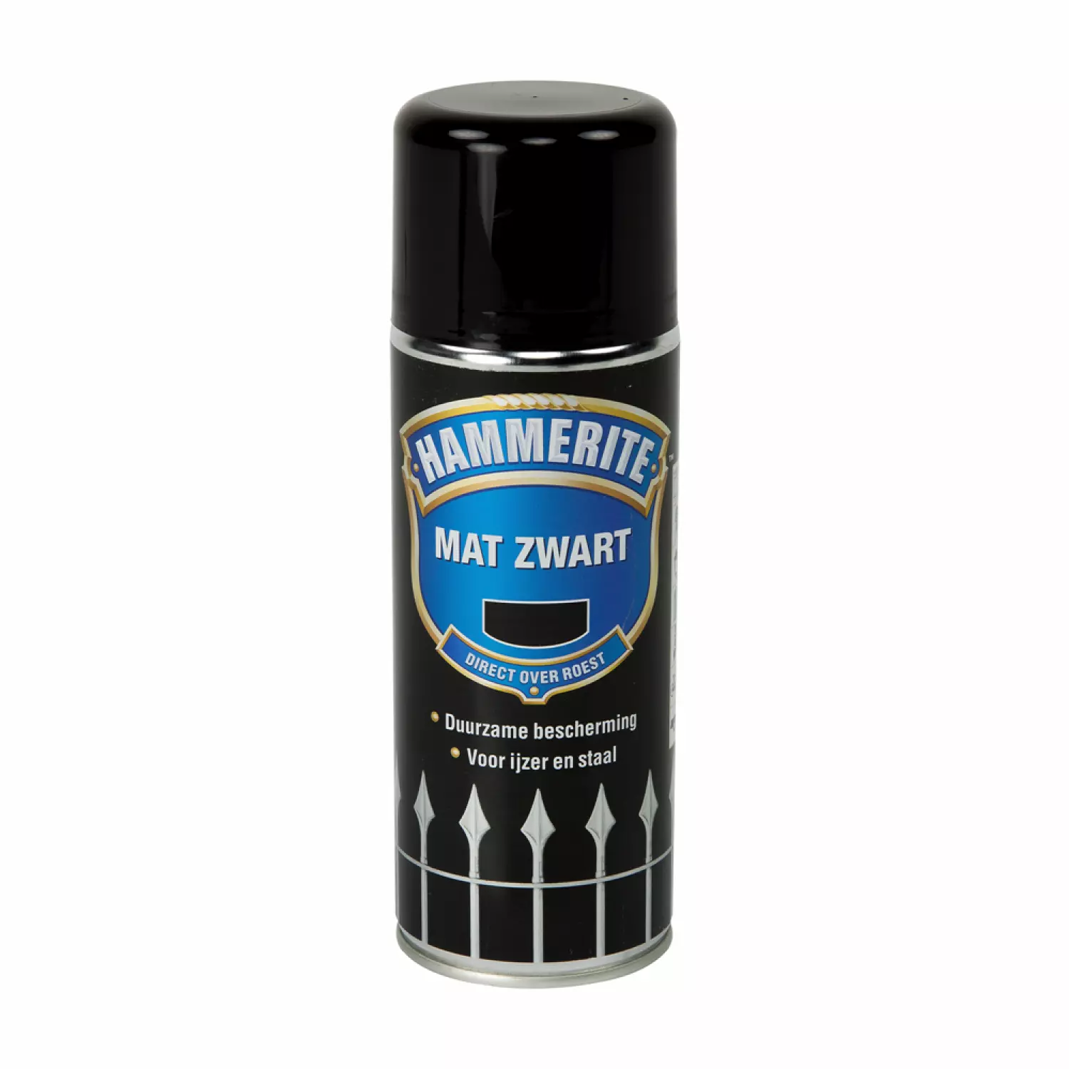 Hammerite Spuitlak Mat - Zwart - 400ml