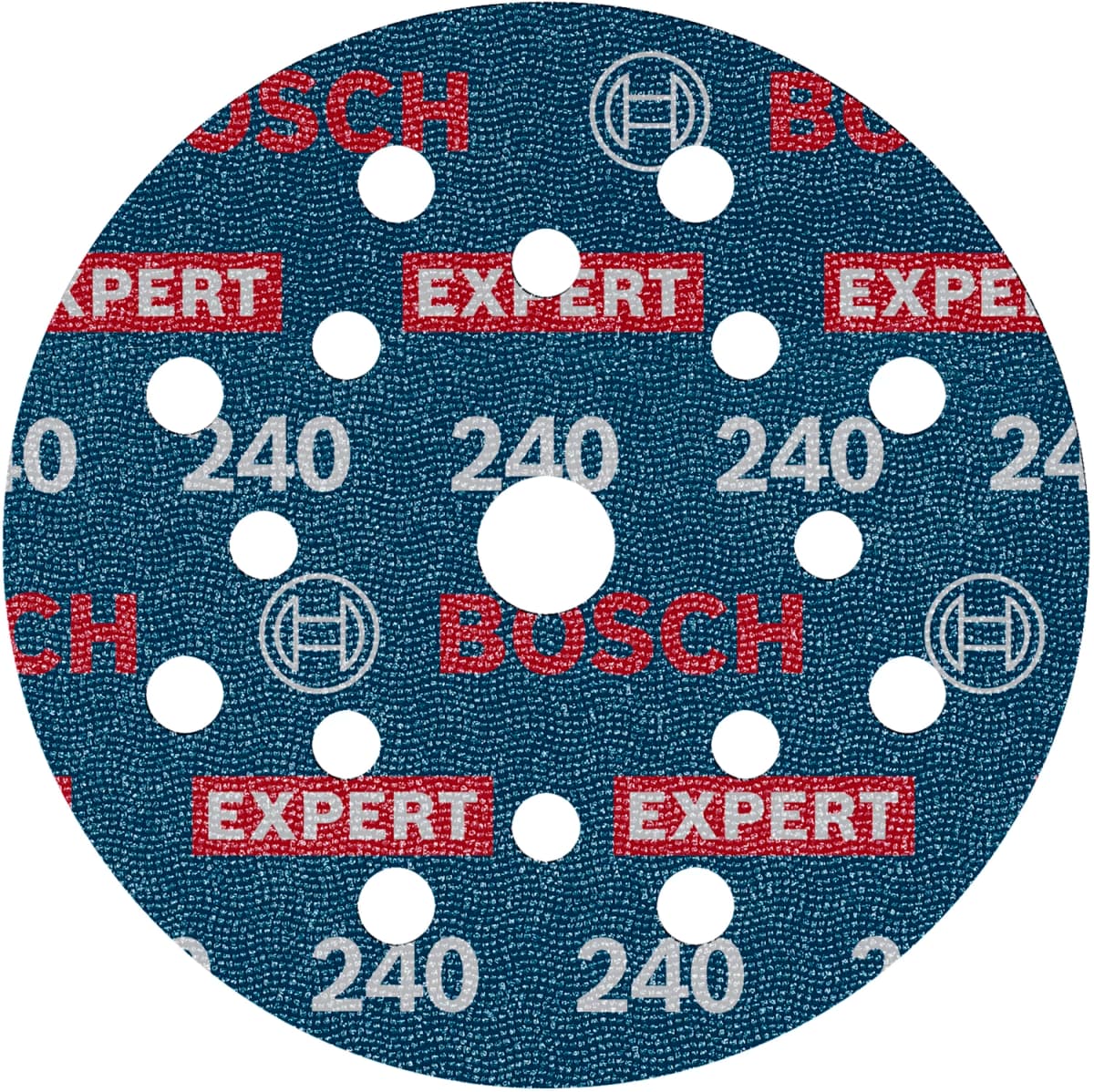 Bosch 2608902404 EXPERT Schuurschijf O780 Met Film Onderlaag - 125mm - K240 (6 Stuks)